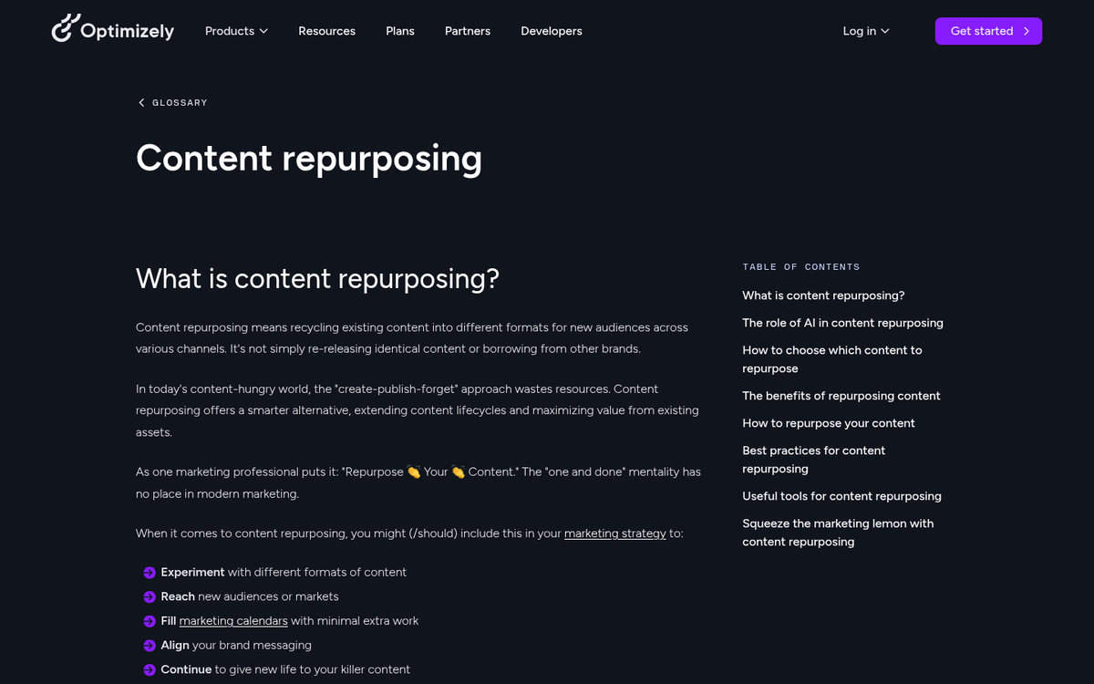 Blog content repurposed across multiple platforms