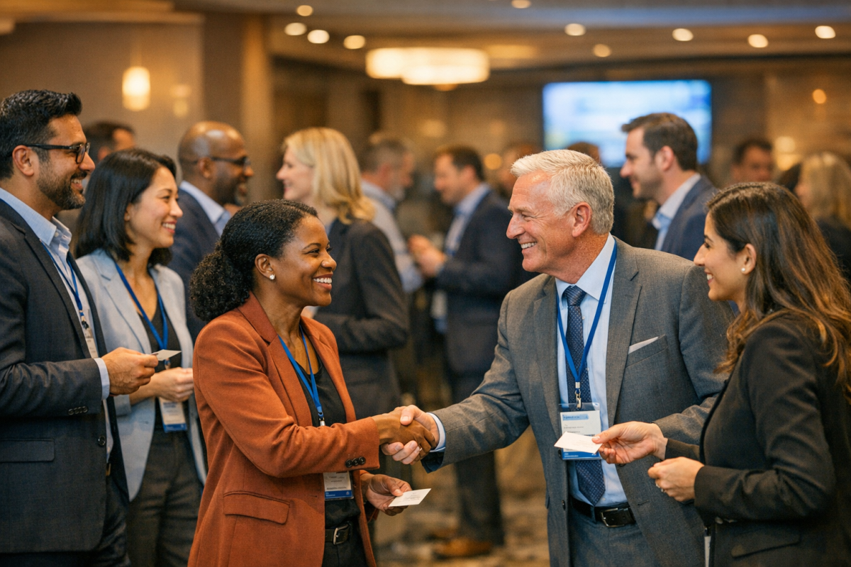 People connecting and engaging in online community