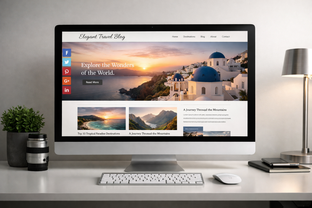 Monarch social sharing plugin interface screenshot