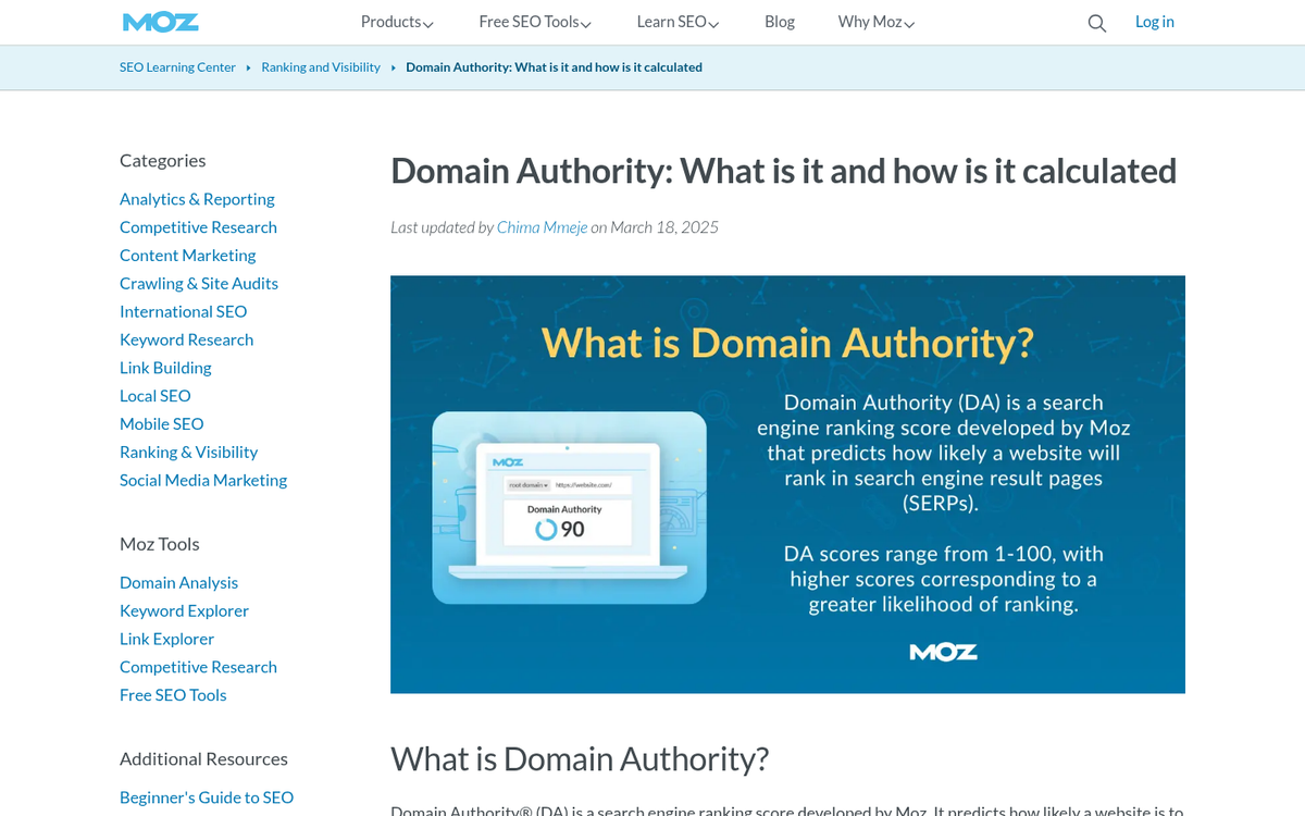 New domain website with low search ranking