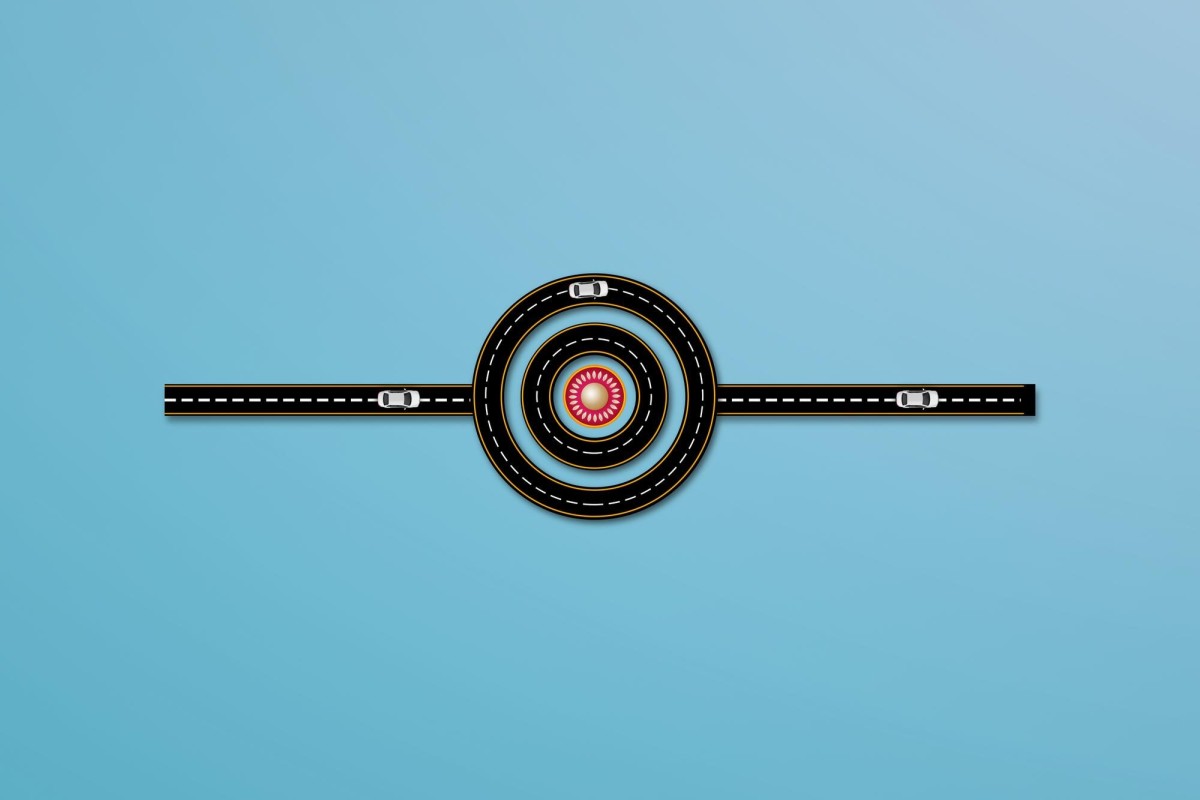 Scattered sticky notes covering cluttered bulletin board