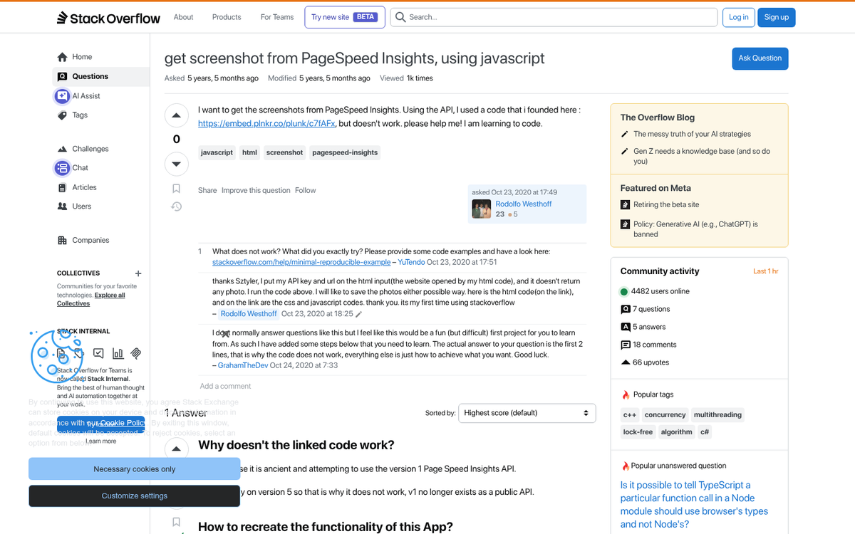 Website accessibility checker tool interface screenshot