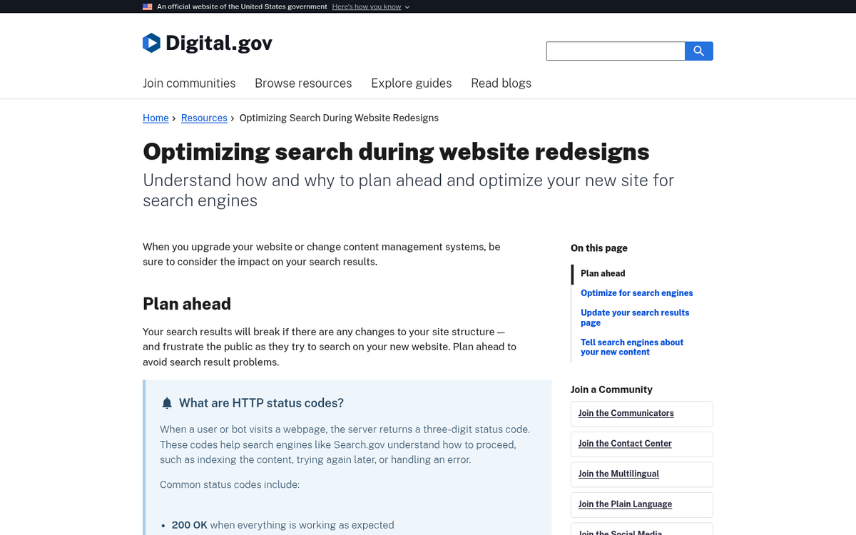 Website before and after design comparison screenshot