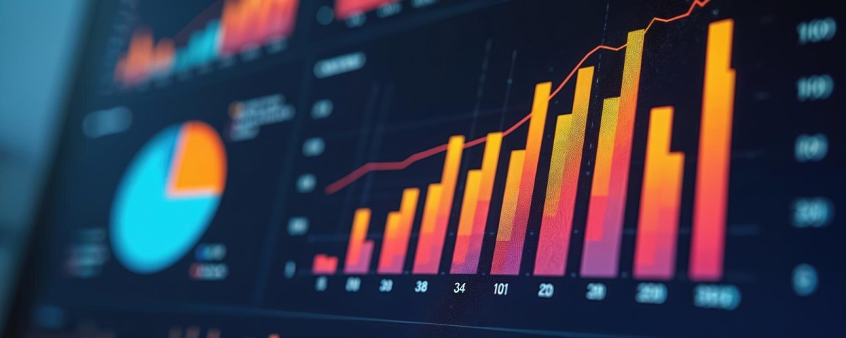 Seasonal traffic fluctuations shown on analytics graph
