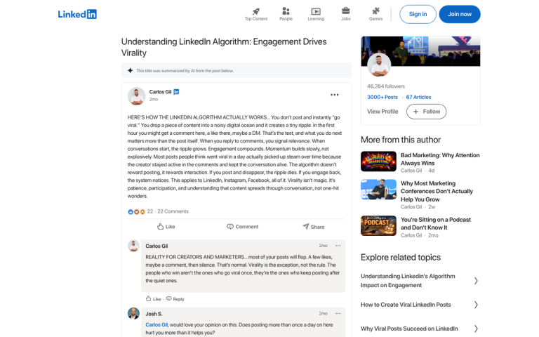 How to Syndicate Your Blog Posts to LinkedIn for Traffic
