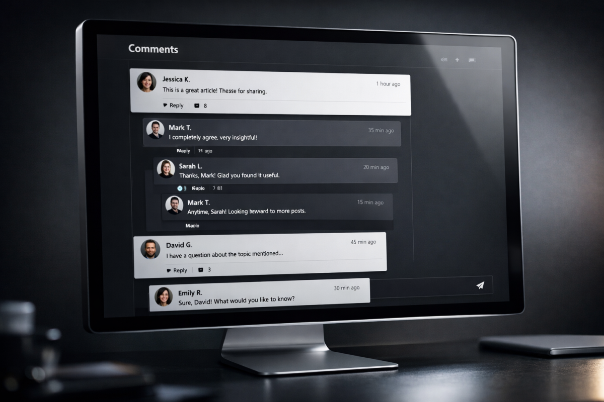 GraphComment WordPress plugin interface screenshot