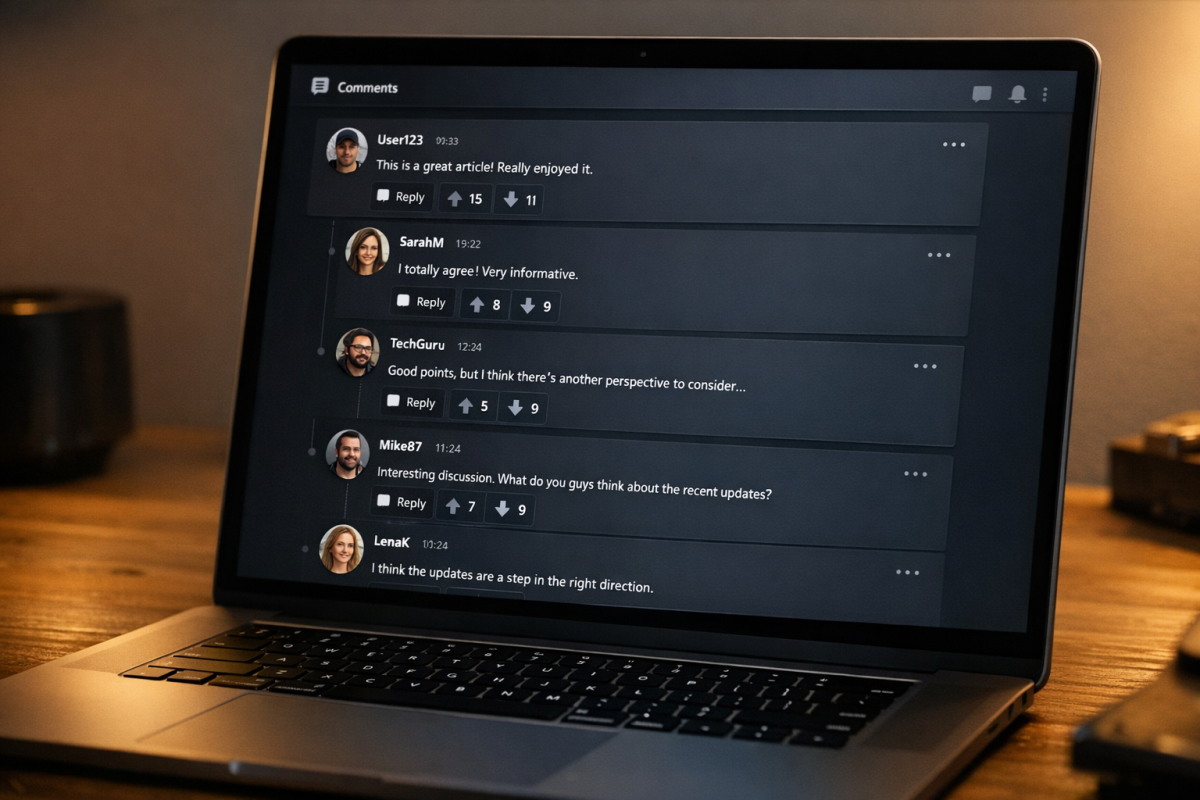 WPDiscuz WordPress commenting plugin interface screenshot