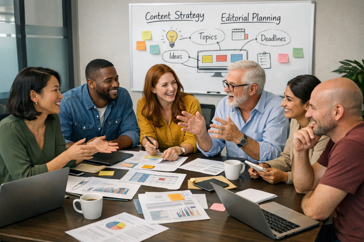 Guest post content writing service illustration