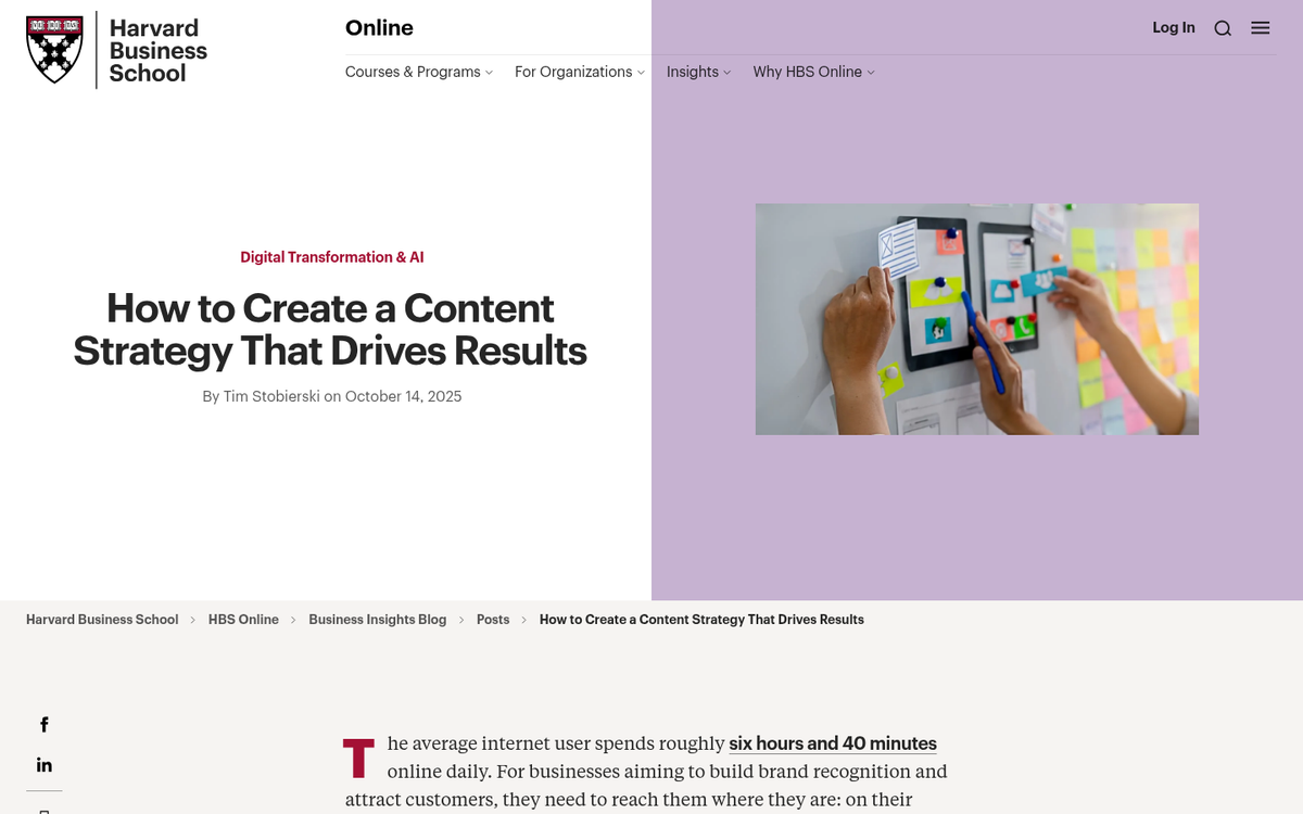 Blog post content writing techniques overview