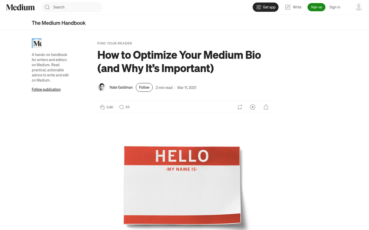 Medium.com blog dashboard with key metrics