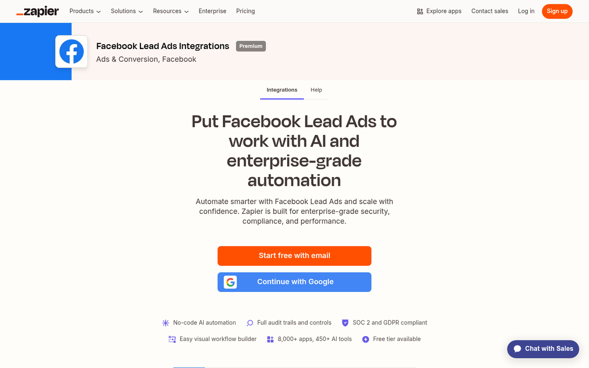Social media lead capture automation workflow