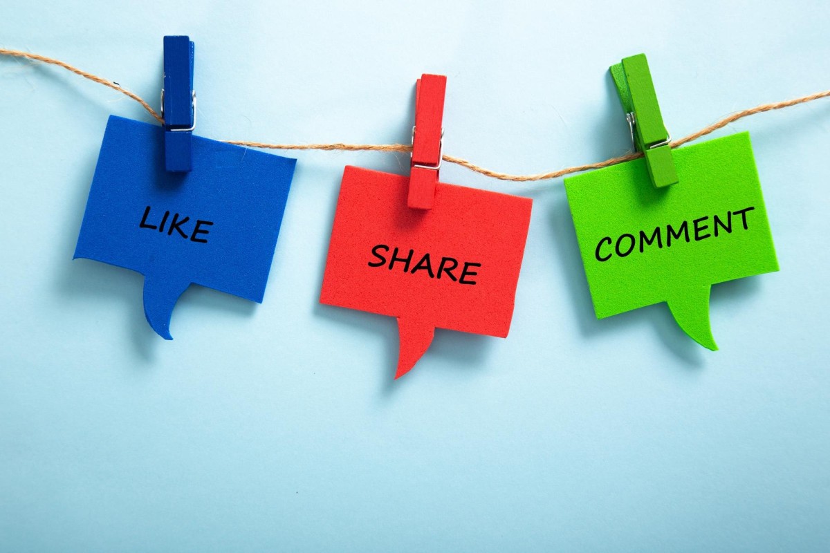 Influencer notification email on laptop screen