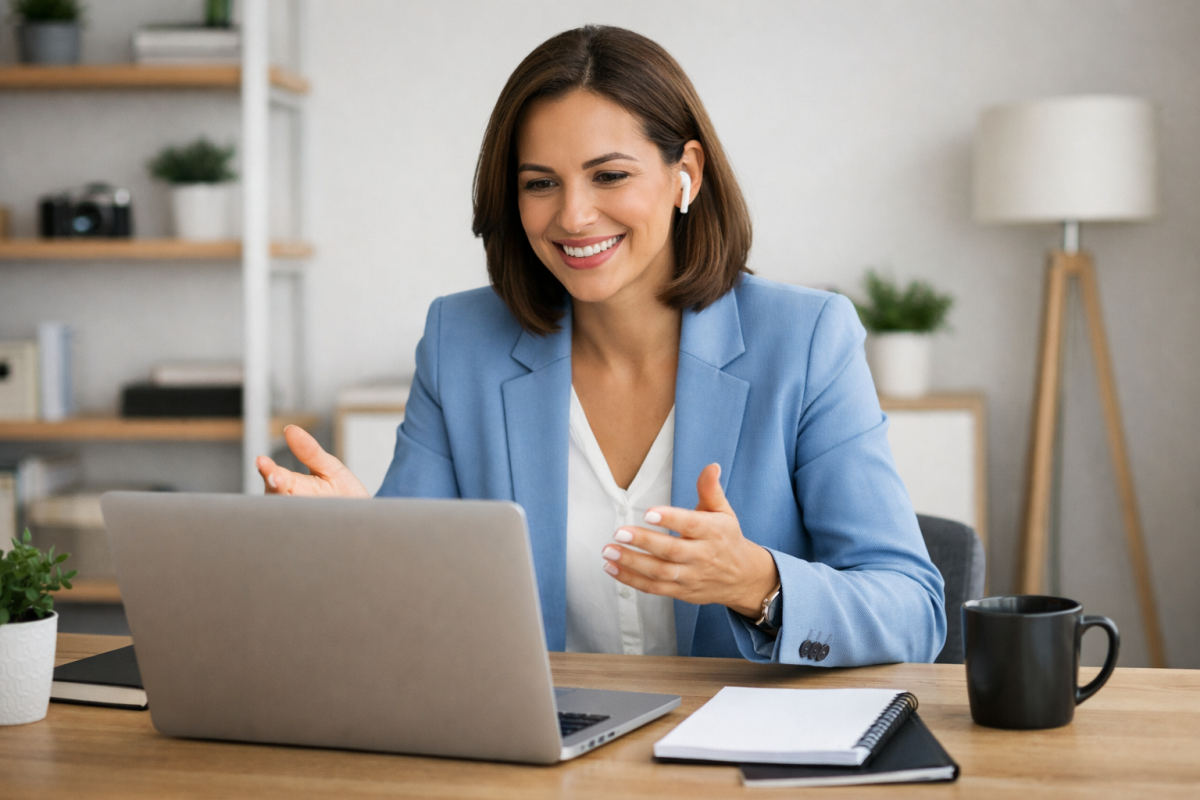 Influencer interview conversation on messaging app