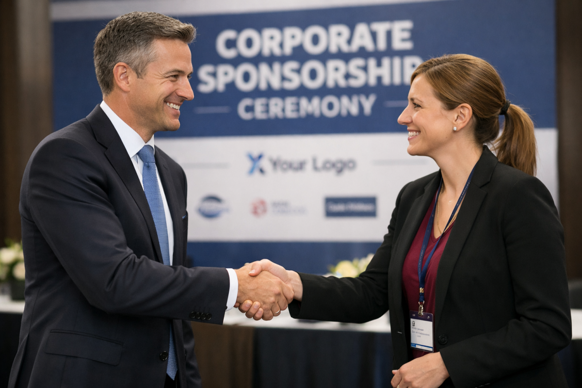 Blogger sponsoring a community networking event