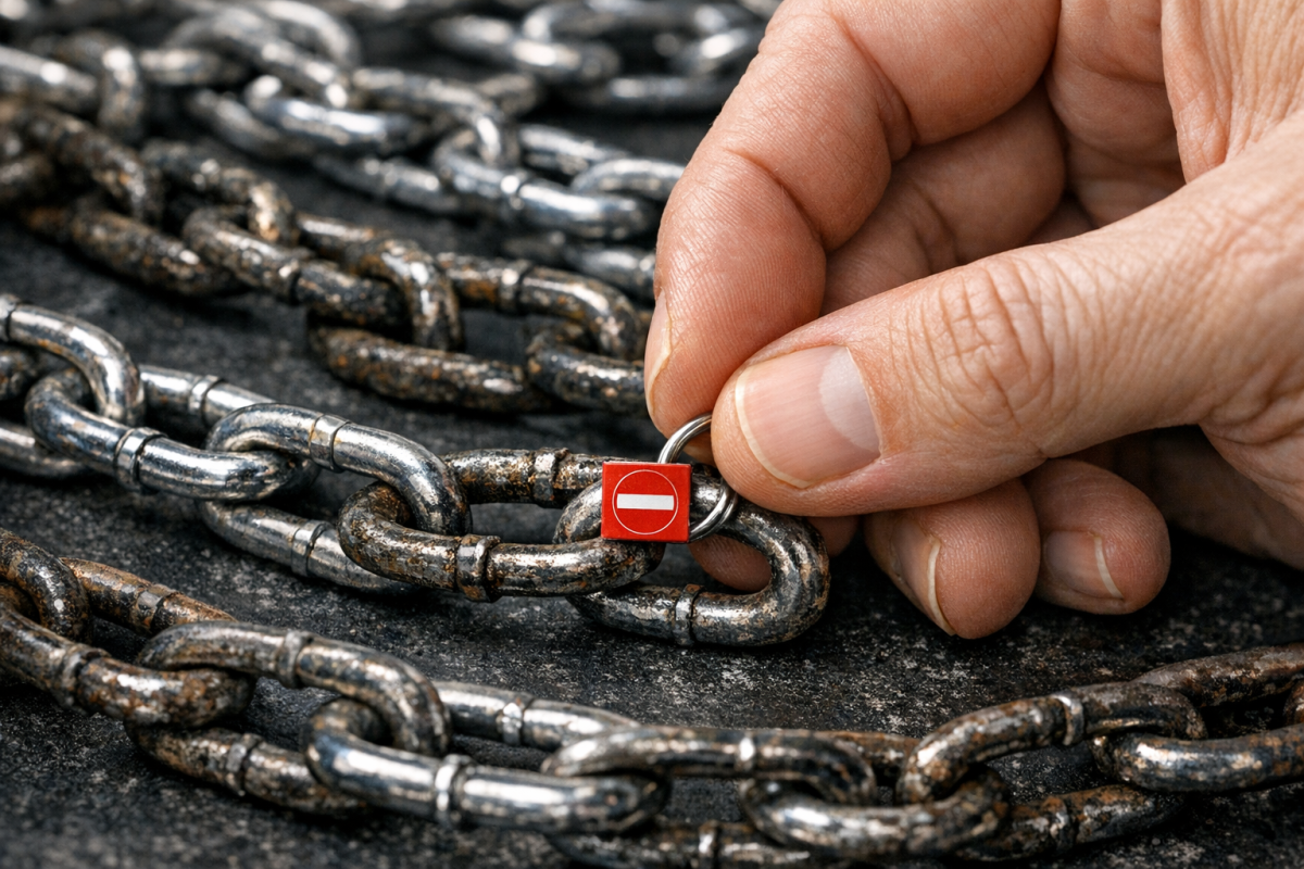 Nofollow tag applied to external link