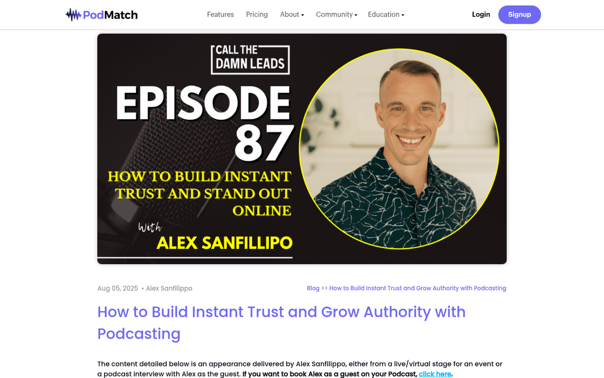 Professional interview between two industry experts