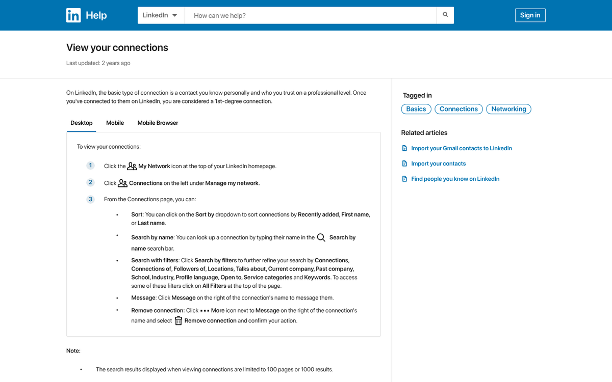 LinkedIn connection request interface screenshot
