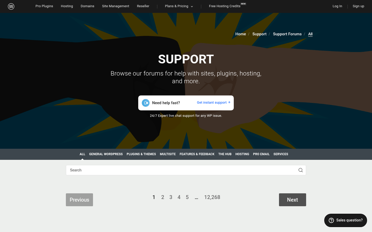 WPMU DEV Forums plugin WordPress dashboard screenshot
