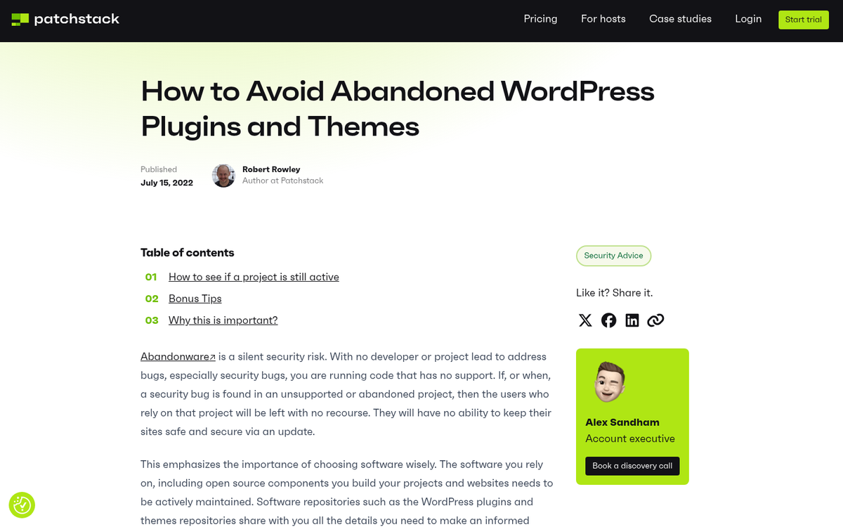 WordPress plugin settings page screenshot