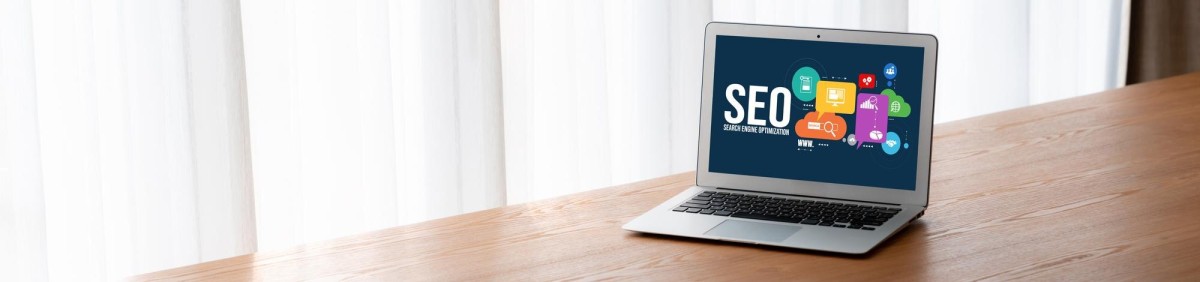 Website performance metrics on digital dashboard