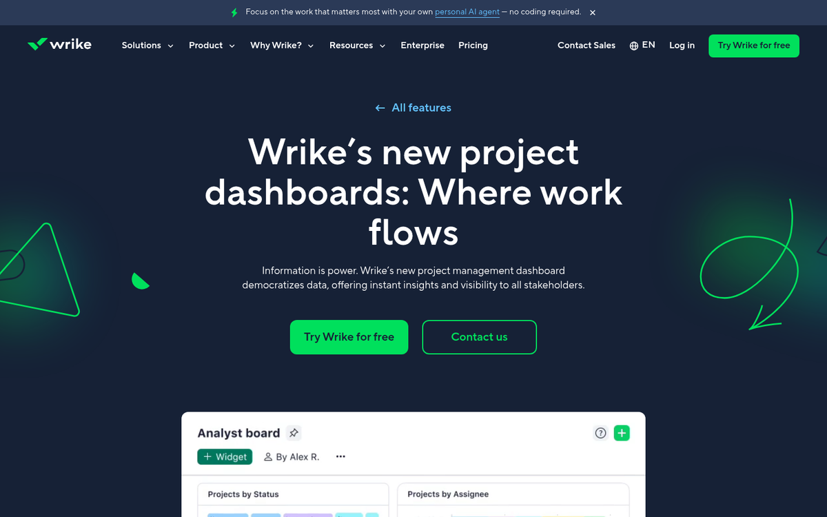Wrike project management app mobile interface