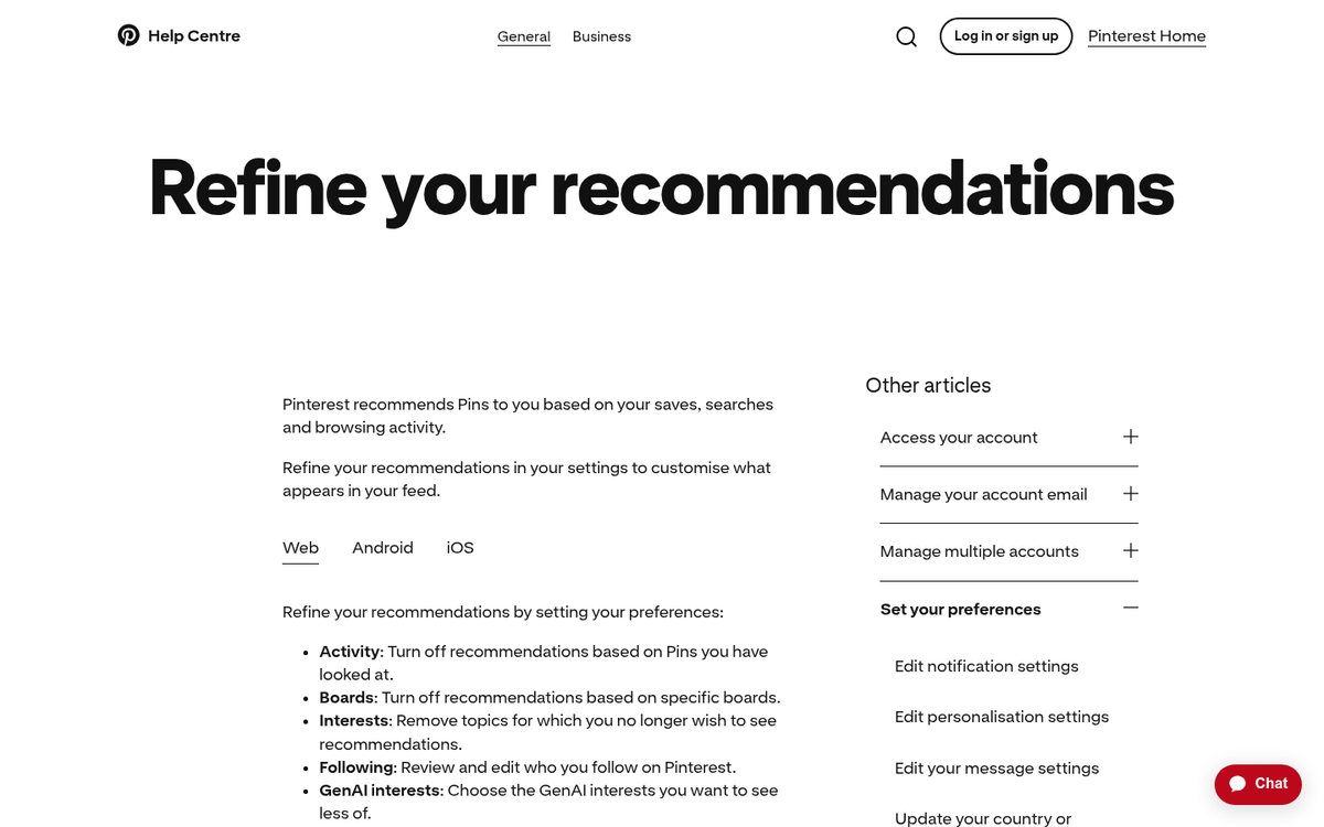 Disappointing Pinterest analytics results on screen