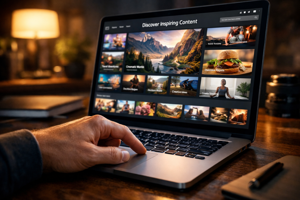 Mix social bookmarking platform homepage interface