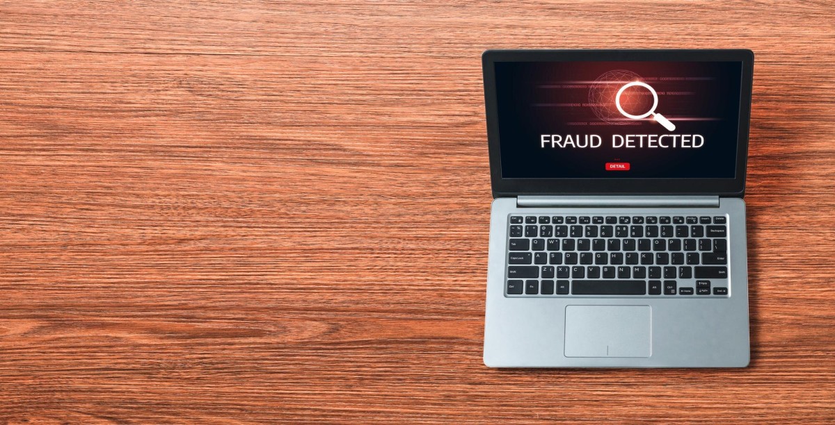 Magnifying glass over Google search results