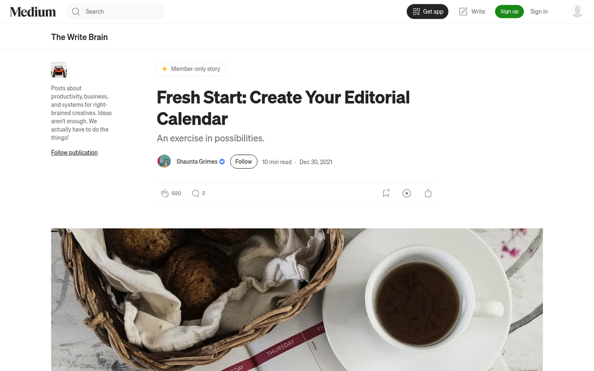 Fresh blog content publishing schedule calendar
