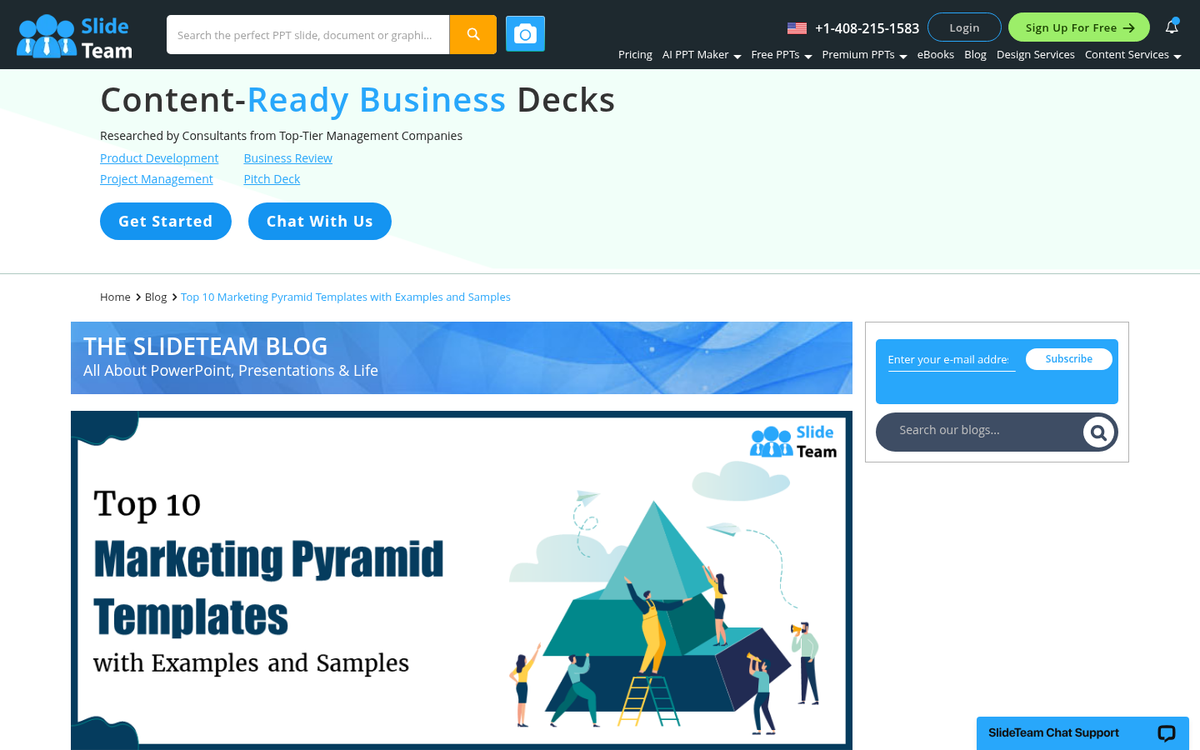 Content marketing grand pyramid diagram illustration