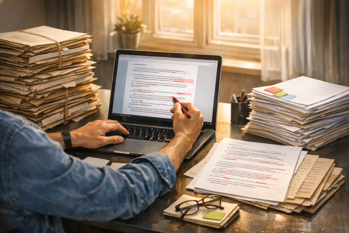 Recycling old content into fresh material