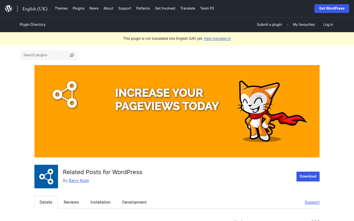 Email subscription form retaining blog readers