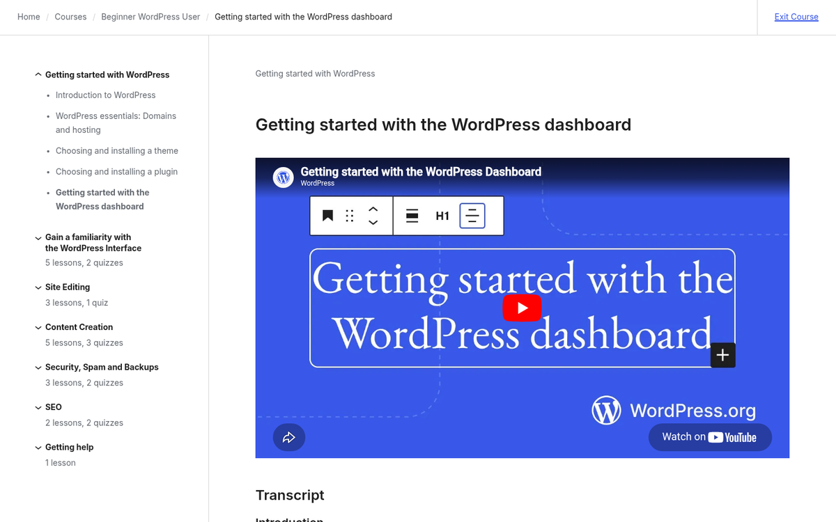 Travel blog website setup on screen
