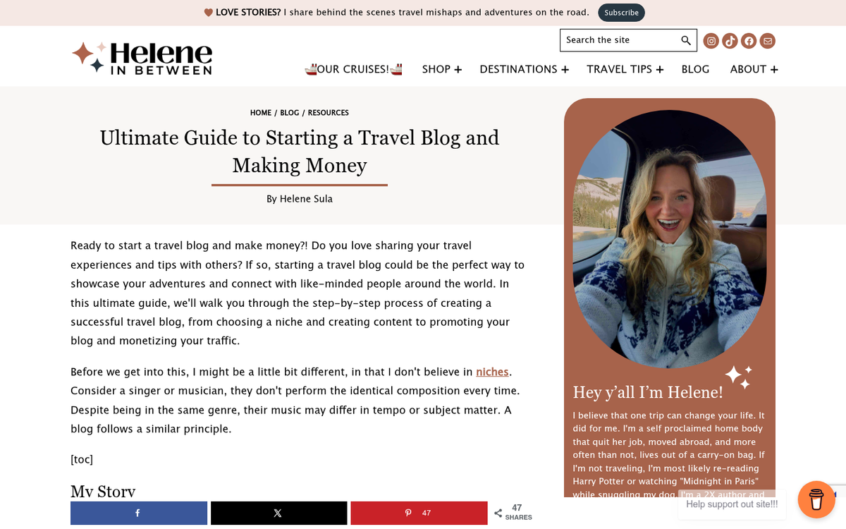 Social media account registration on screen