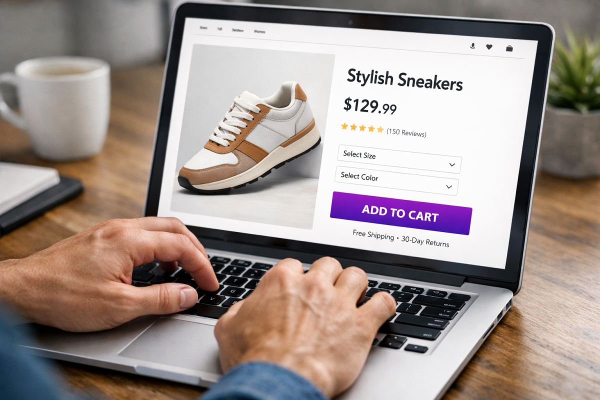 Clickable button example on Shopify blog
