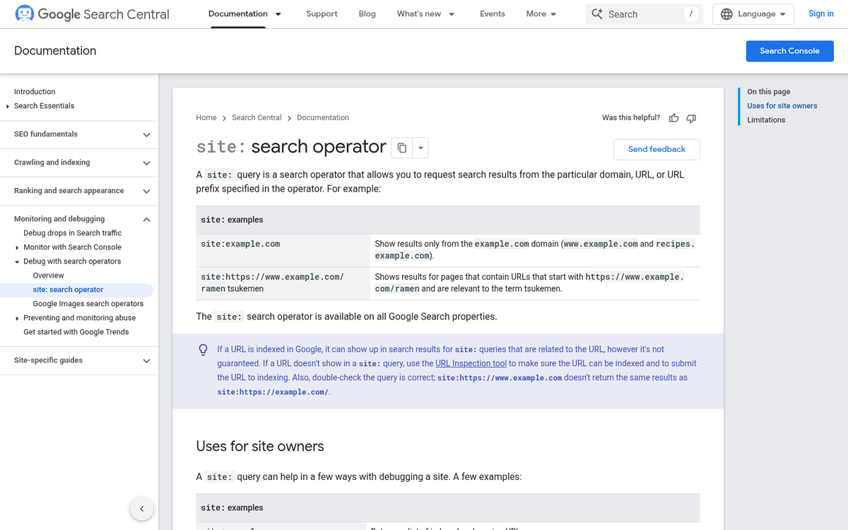 Google search results page ranking low