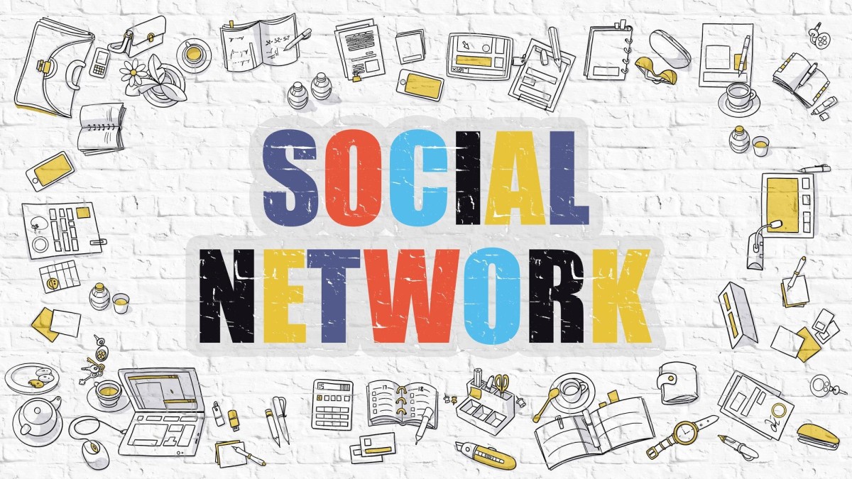 Social media network icons displayed together