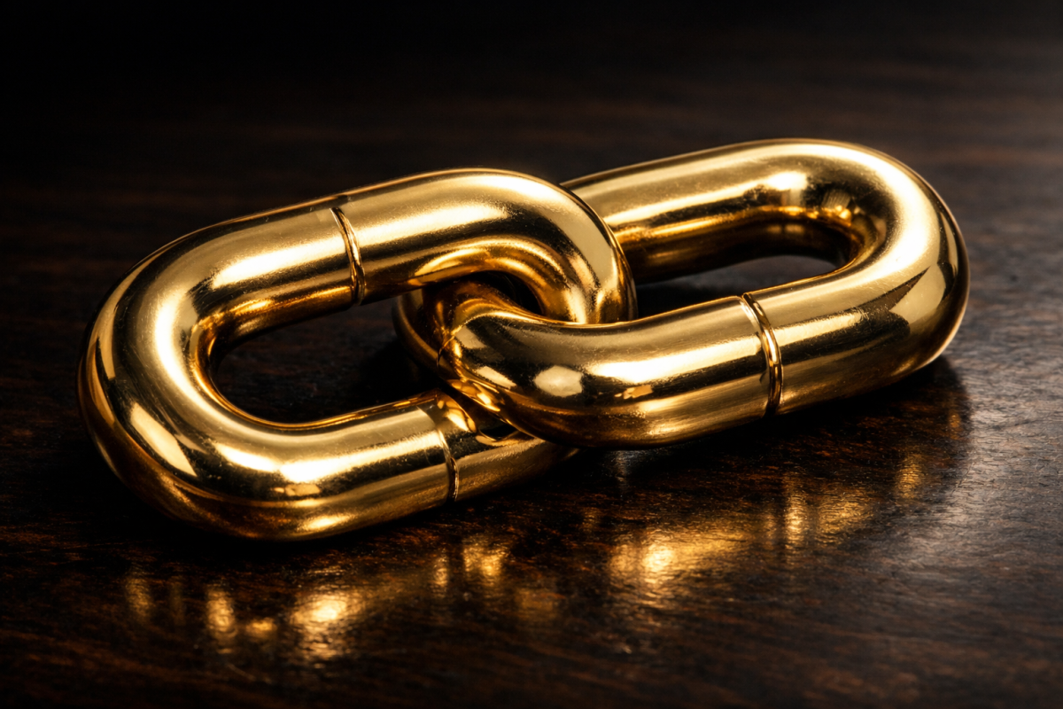 Websites linking to each other with arrows