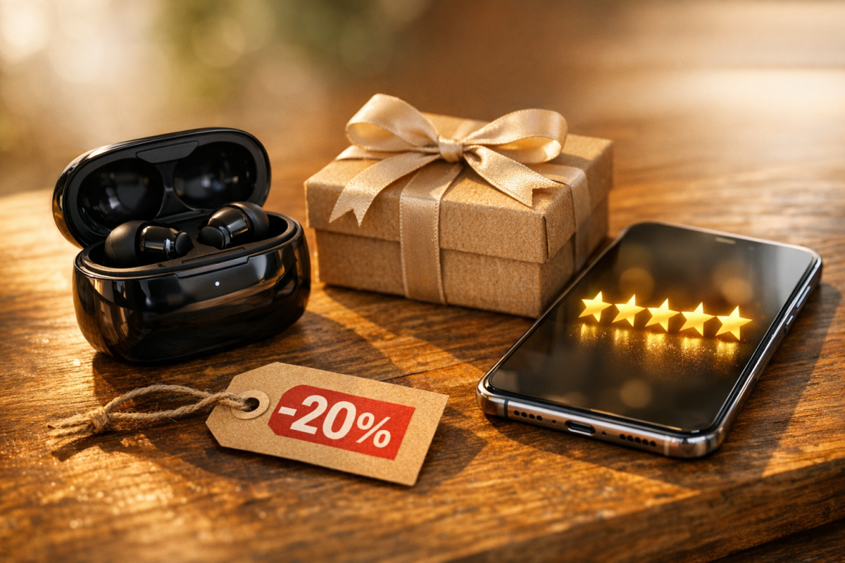 Person refining a business offer concept