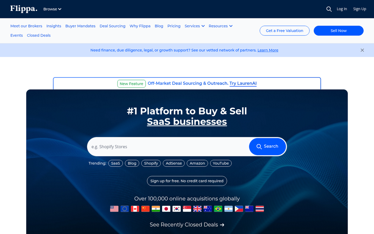 Dating website listed for sale online