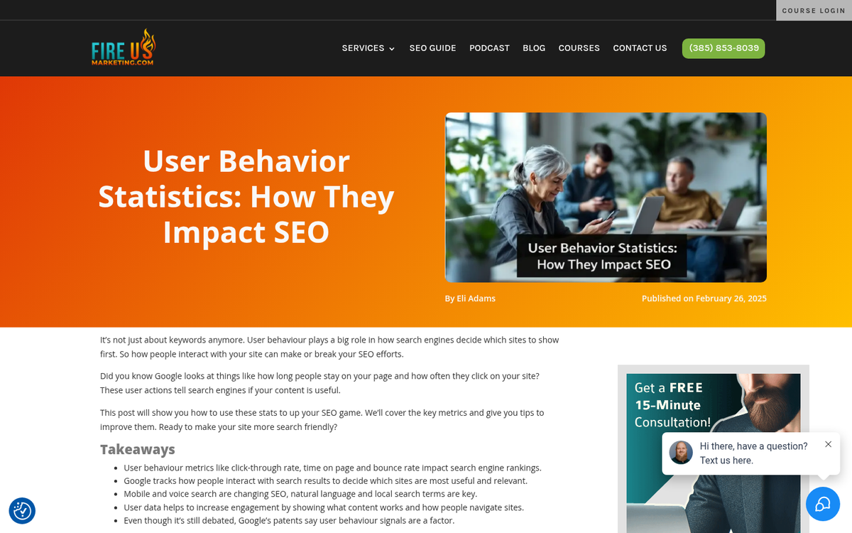 Google search results page on screen