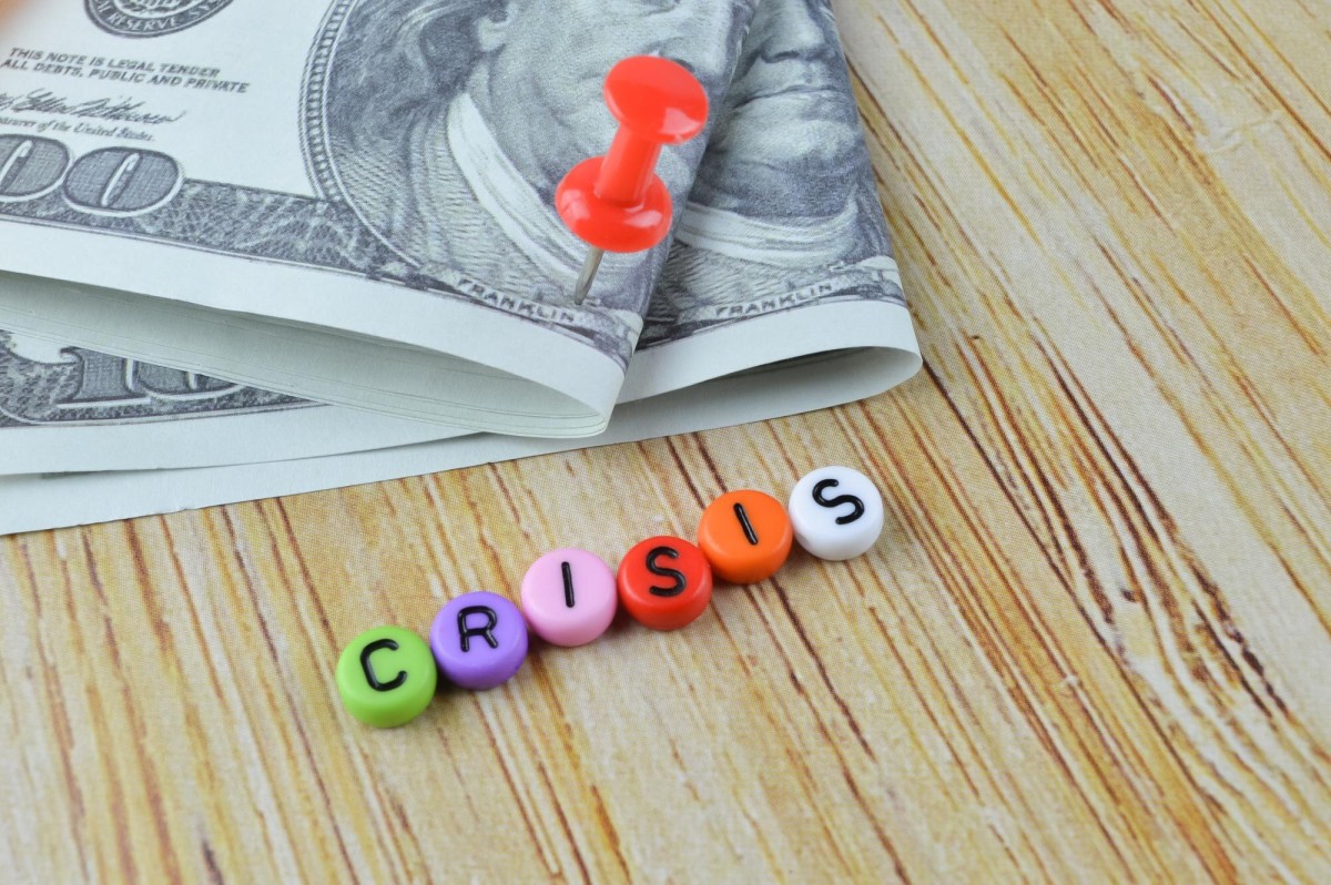 Frustrated person viewing low domain parking earnings