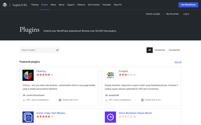WordPress plugin repository source verification screen