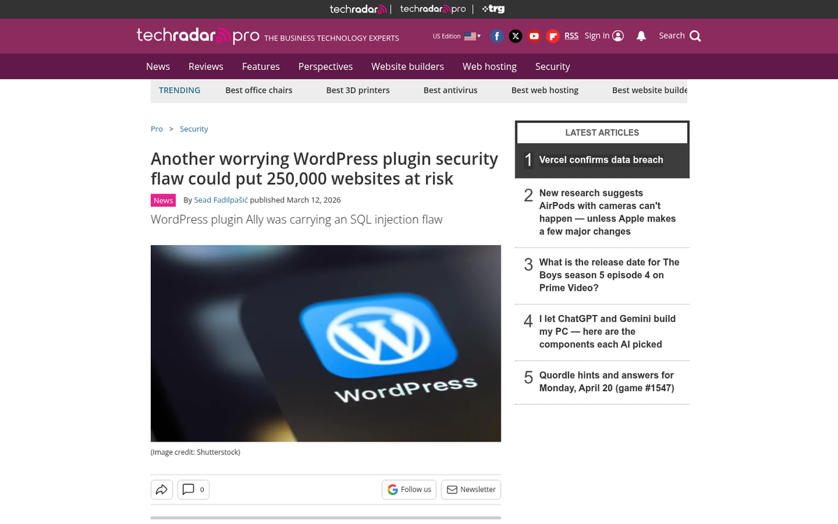 WordPress plugin popularity metrics dashboard screenshot