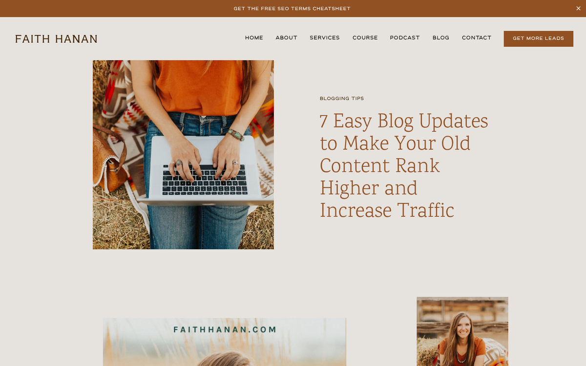 Website content being updated and improved