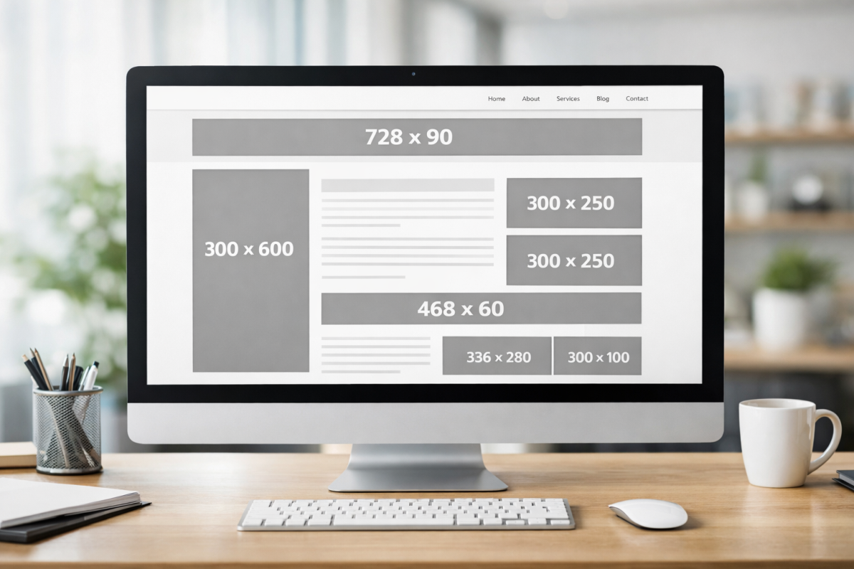 AdSense top-performing ad size comparison chart