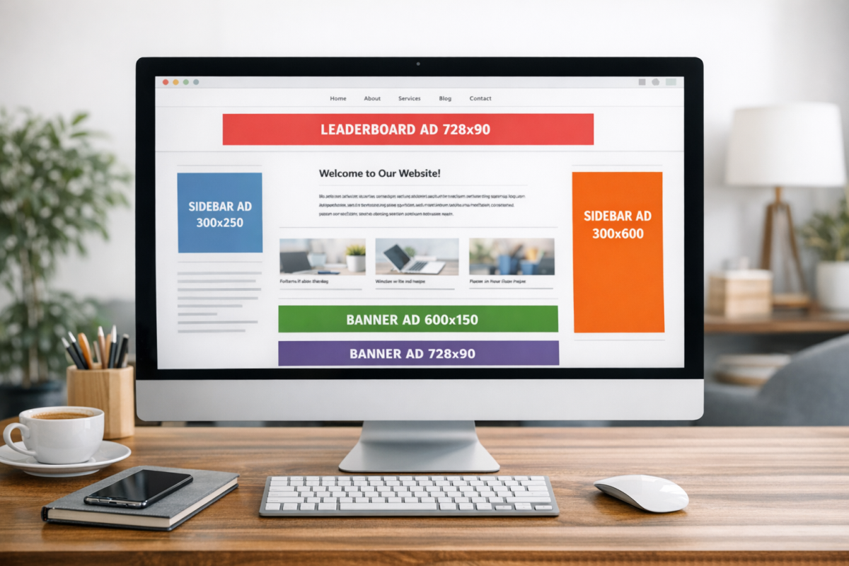 Multiple ad units on a webpage layout