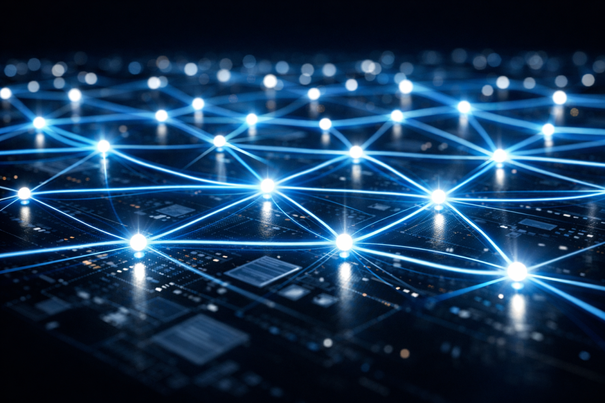 Internal links connecting website pages together