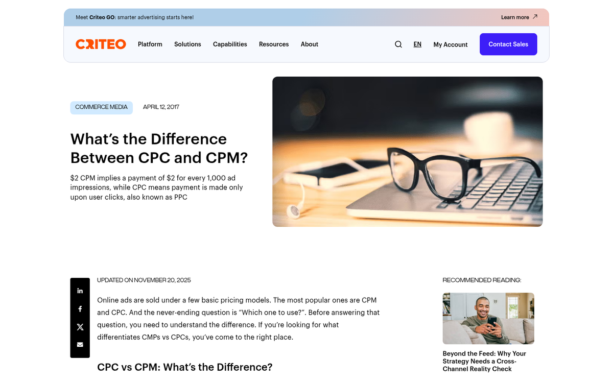 Frustrated marketer analyzing poor CPM ad results