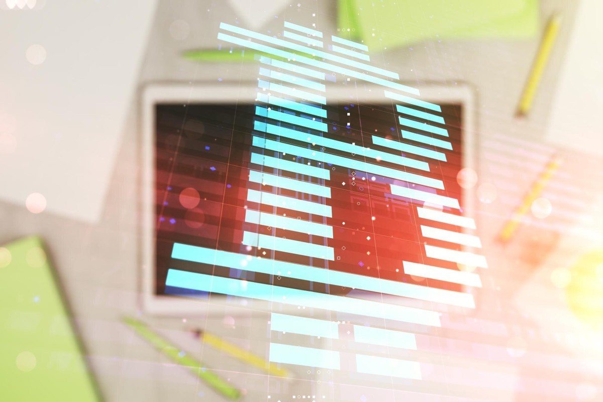 Old analytics dashboard showing fake traffic spike